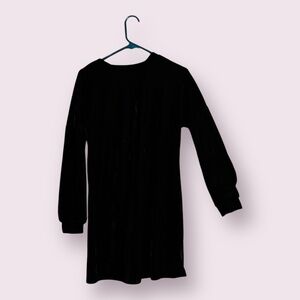 Primark Black Velvet Dress size 8